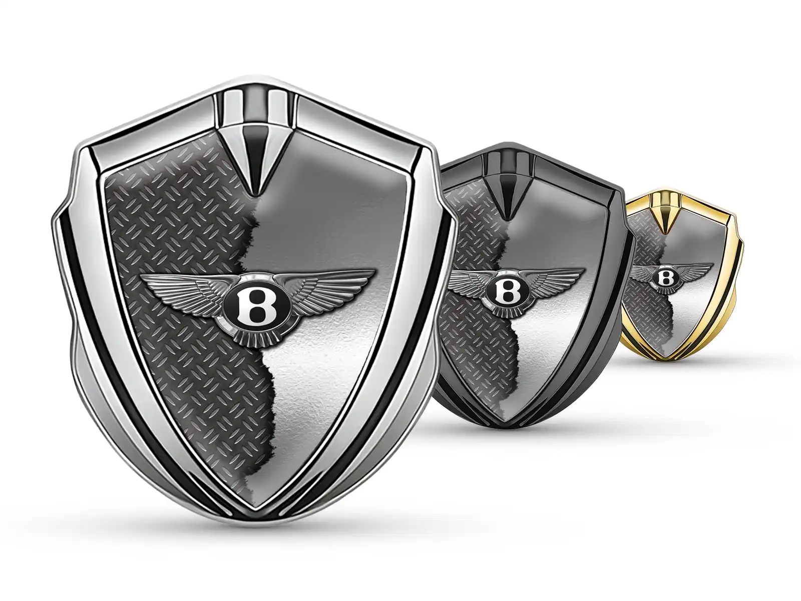 Bentley 3D Emblema Insignia De Carrera Concepto Brilla 3D